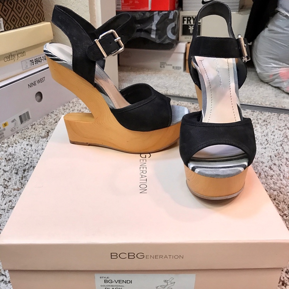 BCBG Wedge Sandals